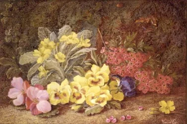 Rosas y prímulas